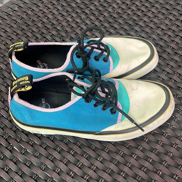 DR Martens Jacy Shoes Lowtop Canvas Womens 6 Air Wair Bouncing Soles Skater - Picture 4 of 9